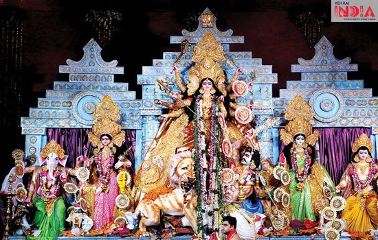Navaratri in Eastern India, West Bengal and Nepal