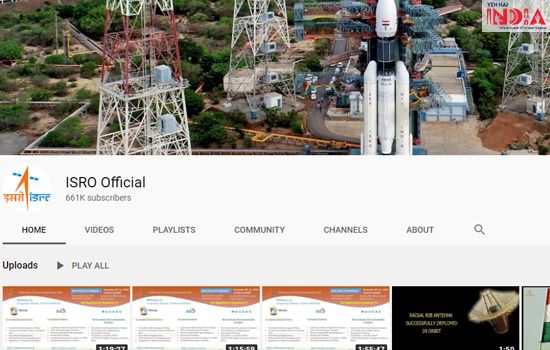 Best Astronomy YouTube Channels ISRO