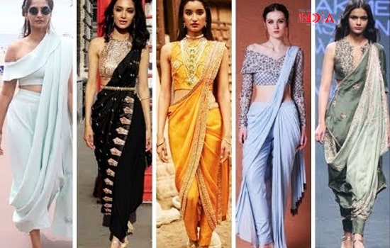 Saree with a twist