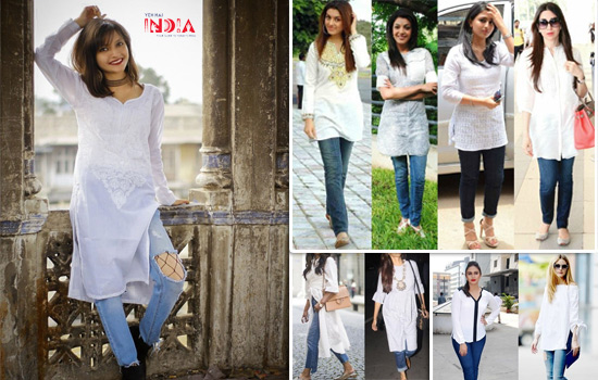 White Kurta Styling Tips Different Ways To Wear A White Kurti