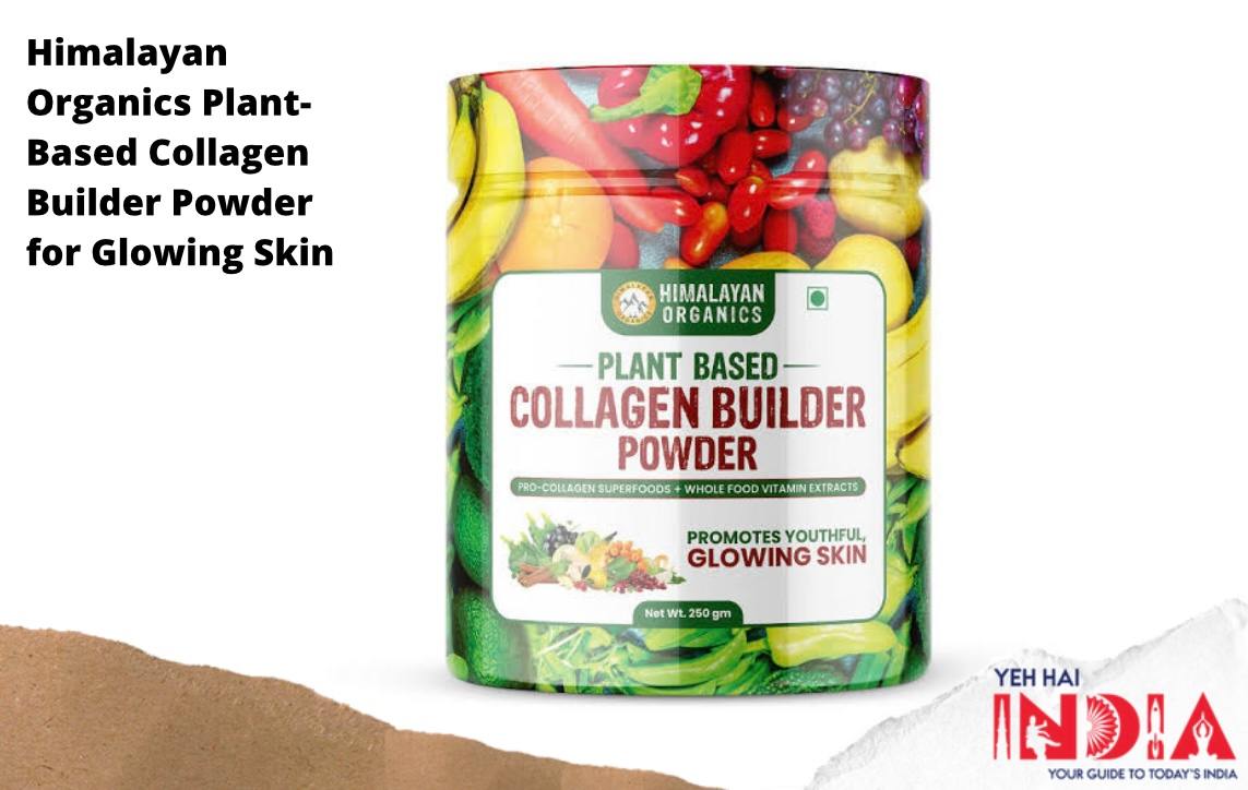 Himalayan Organics Plant-Based Collagen Builder Powder for Glowing Skin