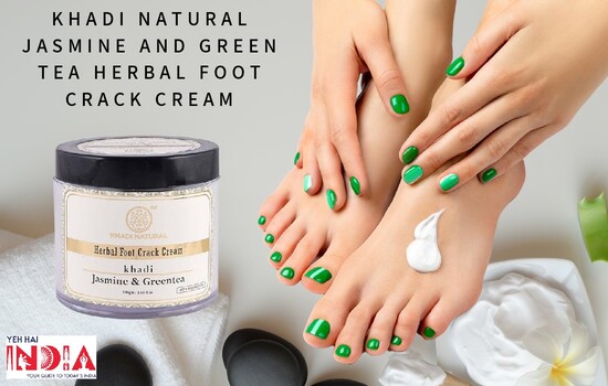 KHADI NATURALS Green Tea Herbal Foot Crack Cream