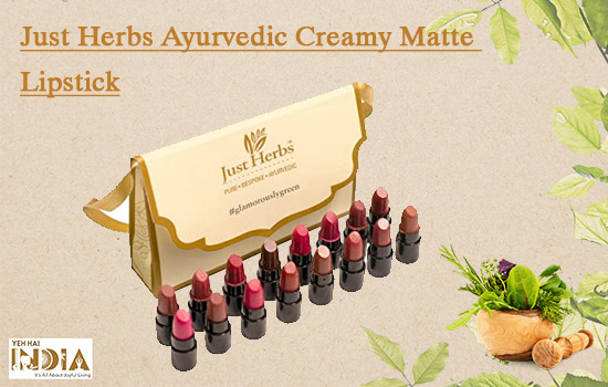 Just Herbs Ayurvedic Creamy Matte Lipstick