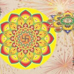 Rangoli Stickers for Diwali
