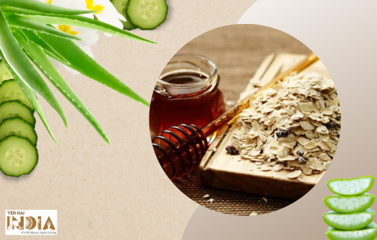 Oatmeal and honey