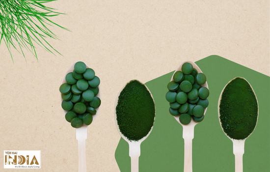 Spirulina Makes skin glow